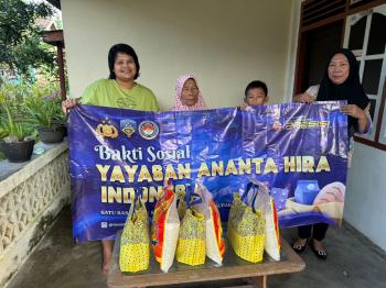 Bakti Sosial Yayasan Ananta Hira Kabupaten Bangka