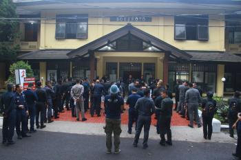 Bantuan Sosial Yayasan Ananta Hira dengan Sespimmen Sespim Lemdiklat Polri di Pondok Pesantren Baitul Jannah