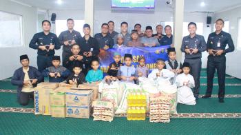 Bantuan Sosial Yayasan Ananta Hira dengan Sespimmen Sespim Lemdiklat Polri di Pondok Pesantren Baitul Jannah