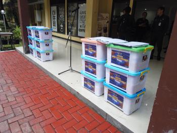 Bantuan Sosial Yayasan Ananta Hira dengan Sespimmen Sespim Lemdiklat Polri Di Pondok Pesantren Tunas Bangsa