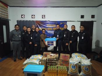 Bantuan Sosial Yayasan Ananta Hira dengan Sespimmen Sespim Lemdiklat Polri Di Pondok Pesantren Tunas Bangsa
