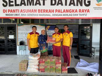 Pelaksanaan giat Bakti sosial Yayasan Ananta Hira Kalimantan Tengah